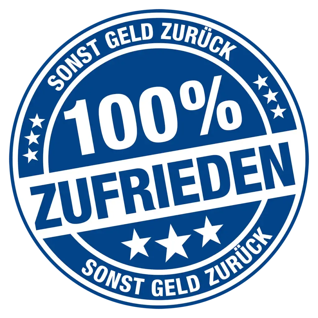 Zufriedenheit Garantie