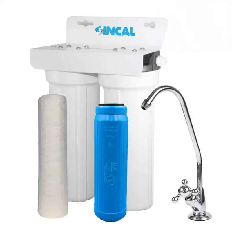 LENA Untertisch-Wasserfilter mit 5-µm-Vorfilter und GAC/KDFplus-Kartusche